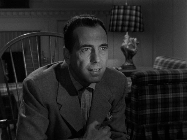 Dix relishes describing the murder to Brub and his wife in Nicholas Ray's In a Lonely Place (1950)