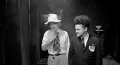 Lynch on the set of Eraserhead with Jack Nance in David Lynch: The Art Life (2016)