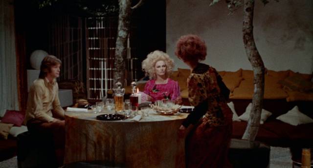 Drifter David (Ray Lovelock) finds himself enticed by three seductive women in a house full of sweets in Tonino Cervi’s Queens of Evil (1970)
