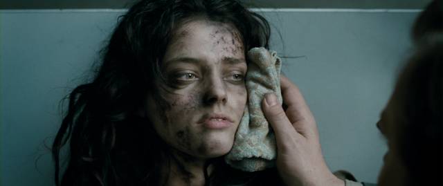 The appearance of a mute woman (Roxane Mesquida) triggers violence and horror in a mountain village in Michael Steiner's Sennentuntschi (2010)