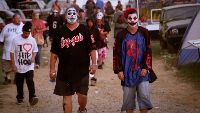 ICP fans get together every year at the Gathering of the Juggalos in Tom Putnam & Brenna Sanchez’s The United States of Insanity (2021)
