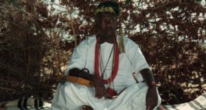 King Demba War (Makhouredia Gueye) sees his power being usurped by outsiders in Ousmane Sembène's Ceddo (1977)