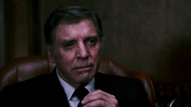 Arrogant and politically ambitious, Agency head Maxwell Danforth (Burt Lancaster) is ripe for manipulation in Sam Peckinpah's The Osterman Weekend (1983)