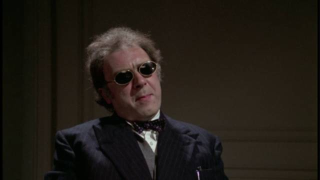 Freddie Jones channels Dr, Strangelove as psychiatrist Dr. Harris in Basil Dearden's The Man Who Haunted Himself (1970)