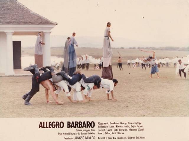 Promotional material for Miklós Jancsó's Allegro Barbaro (1979)