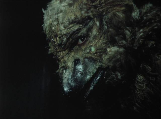 The birdlike Beast in Juraj Herz's Beauty and the Beast (1978)