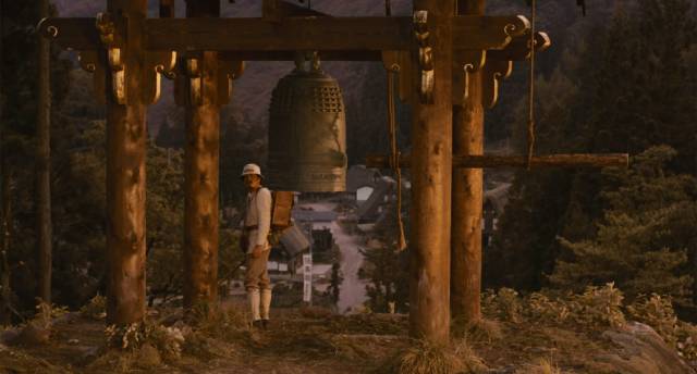 The ruins of a temple overlooking the village hold the key the drought in Masahiro Shinoda's Demon Pond (1979)