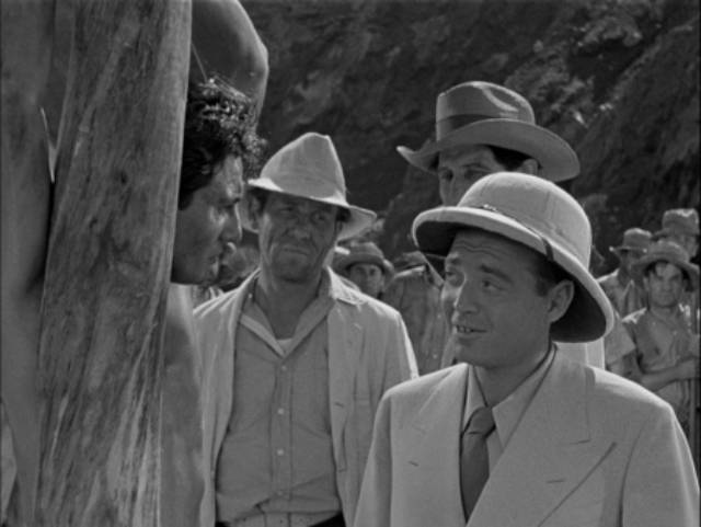 Nothing cheers Stephen Danel (Peter Lorre) up quite like a brutal flogging in Charles Barton’s Island of Doomed Men (1940)