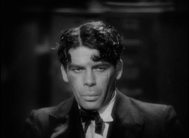 Tony Camonte (Paul Muni) works his way up through the criminal gangs of Chicago in Howard Hawks' Scarface (1932)