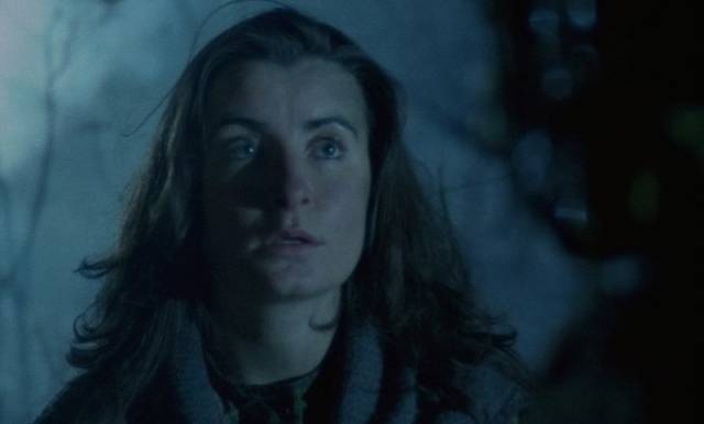 Maura O’Donnell (Mary Ryan) can see beyond the material world in Robert Wynne-Simmons' The Outcasts (1982)