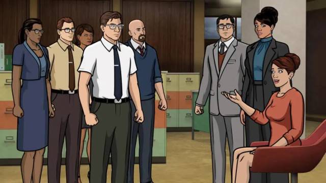 New employees voice their complaints about bad management at the Agency in the final season of Archer (2023)