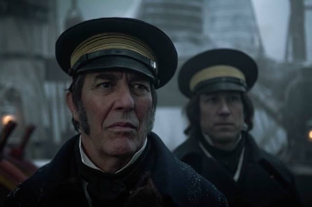 Ciara?n Hinds as John Franklin and Tobias Menzies as James Fitzjames in the Ridley Scott-produced adaptation of Dan Simmons' historical horror story The Terror (2018)